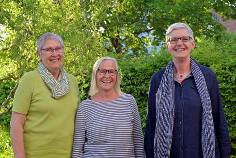 Rottenburg: Vorstand 2022. von links: Cornelia Brede-Ott (stellv. Vorsitzende), Heide Mattheis (Mitarbeitervertretung), Marlene Saile-Seurig (Vorsitzende). Foto: Steffen Schlüter